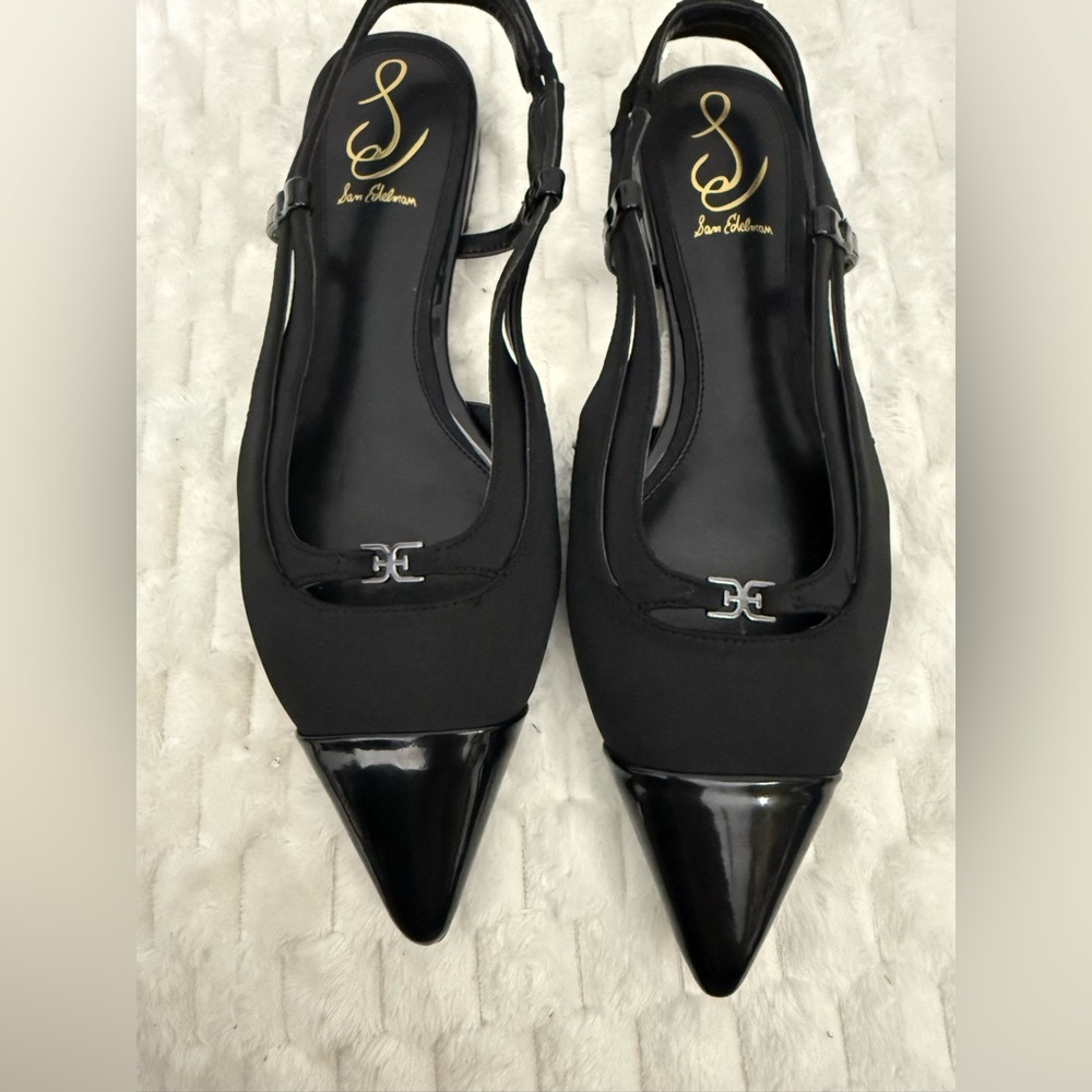 Sam edelman Cecelia Cap-Toe Slingback Flats with TAG
